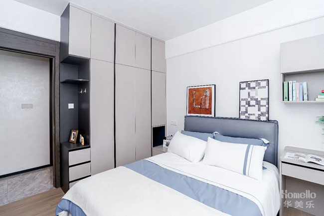 143㎡四居，愛馬仕橙與現(xiàn)代簡約的碰撞，高雅大氣又舒適